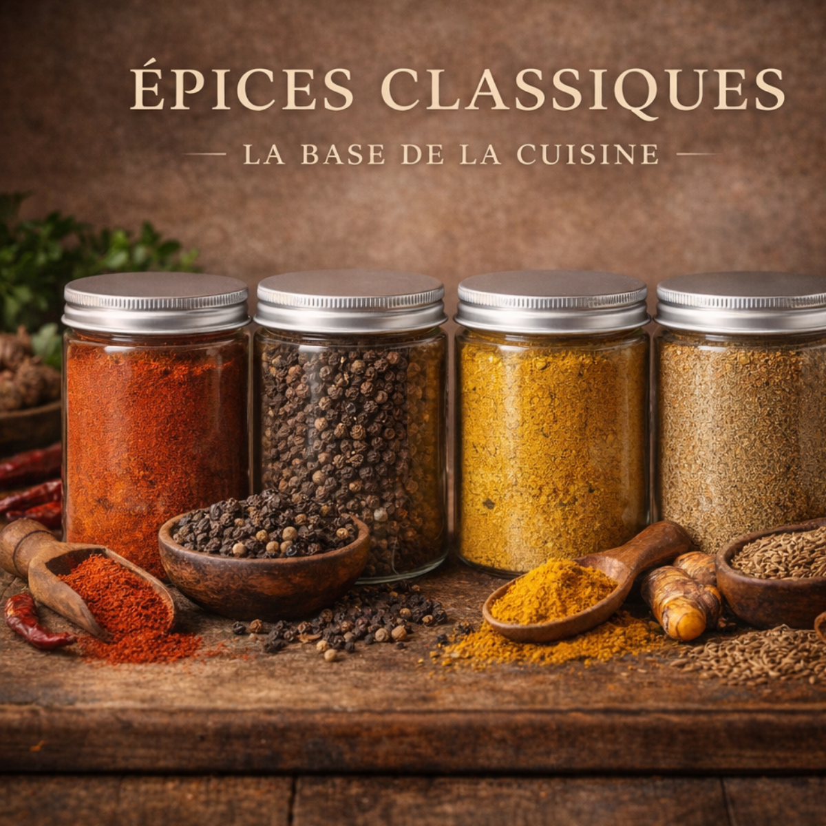 Épices Classiques –la Base de la Cuisine