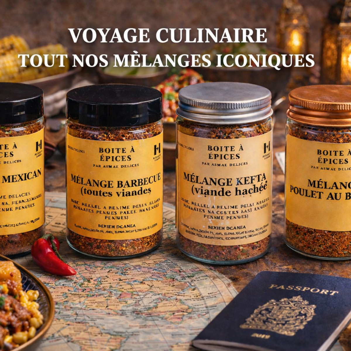Voyage Culinaire – Nos Mélanges Iconiques