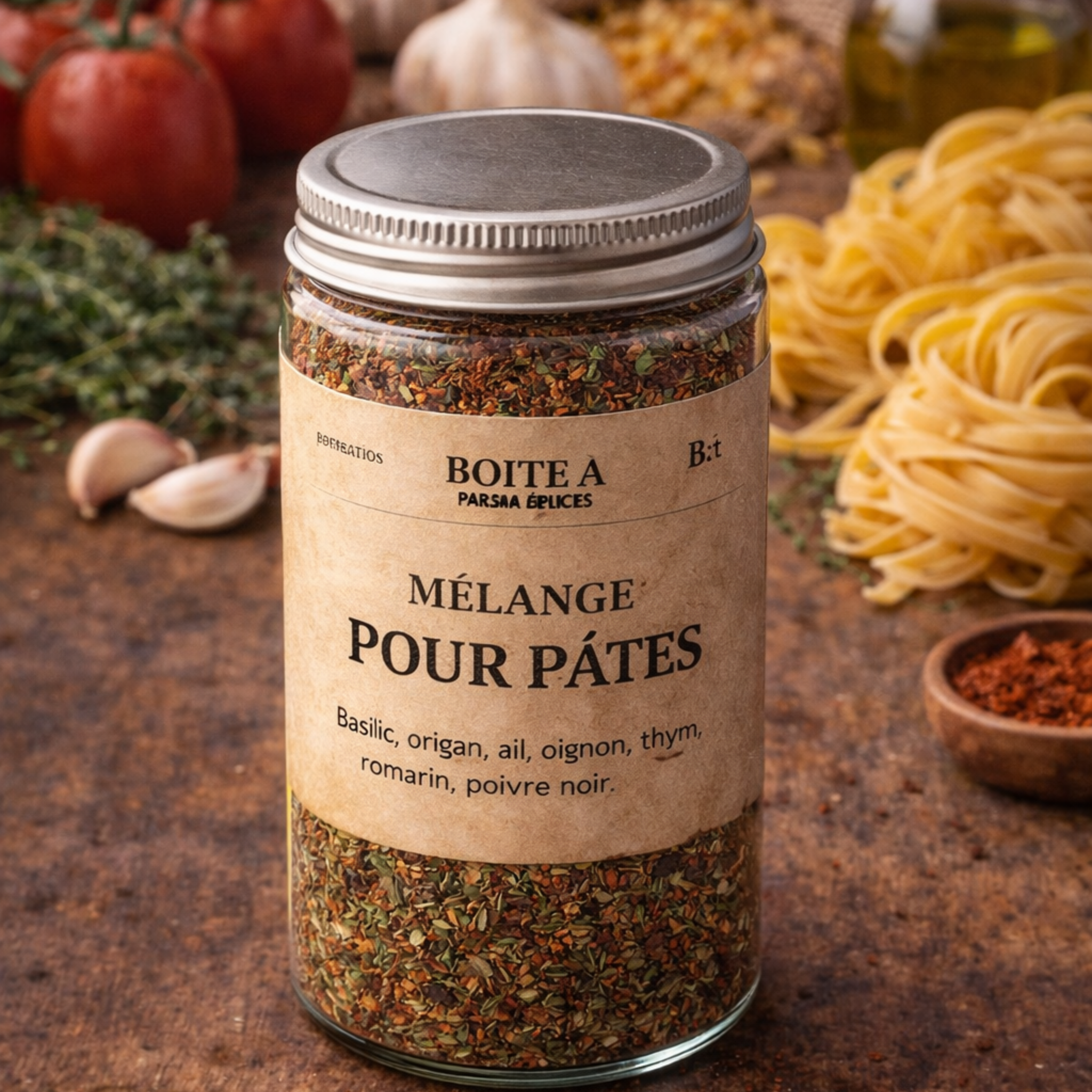 MÉLANGE Pour Pâtes – Épices artisanales italiennes – 100g