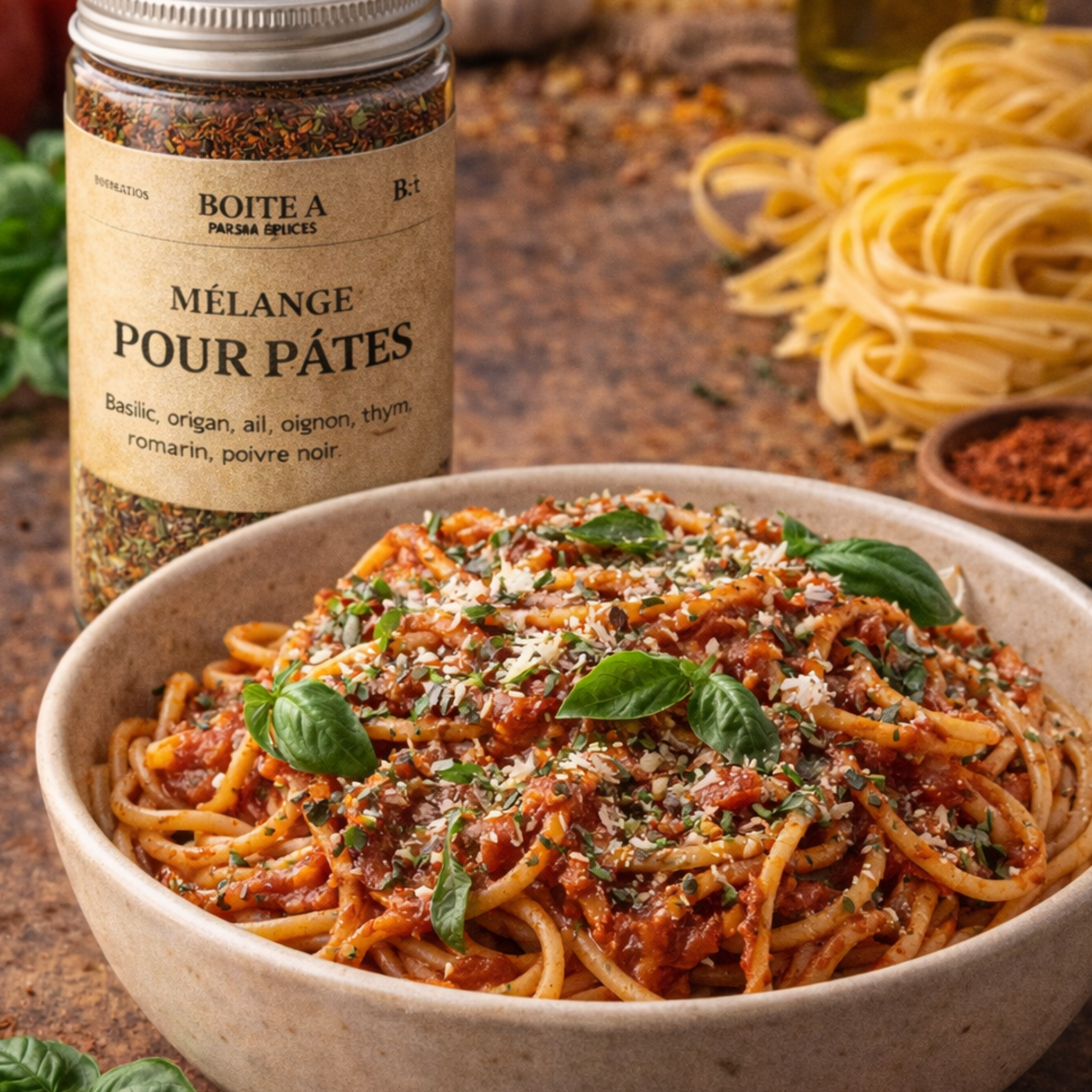 MÉLANGE Pour Pâtes – Épices artisanales italiennes – 100g