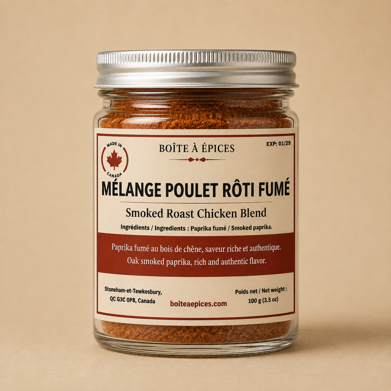 Mélange Poulet Rôti fumé