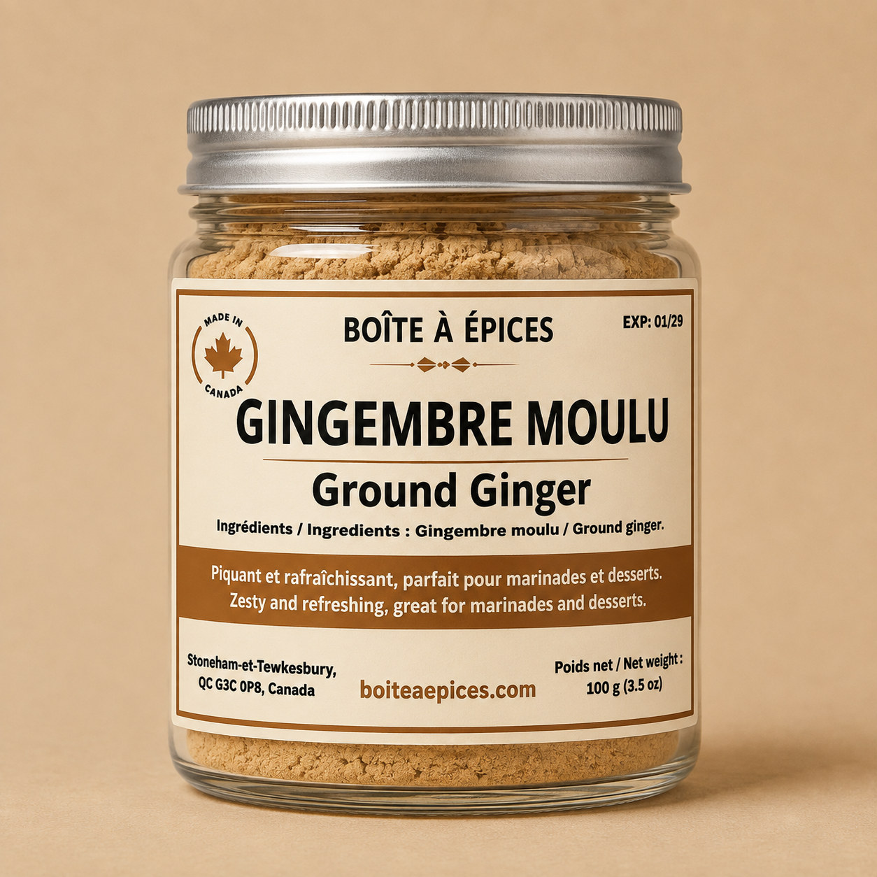 Gingembre moulu