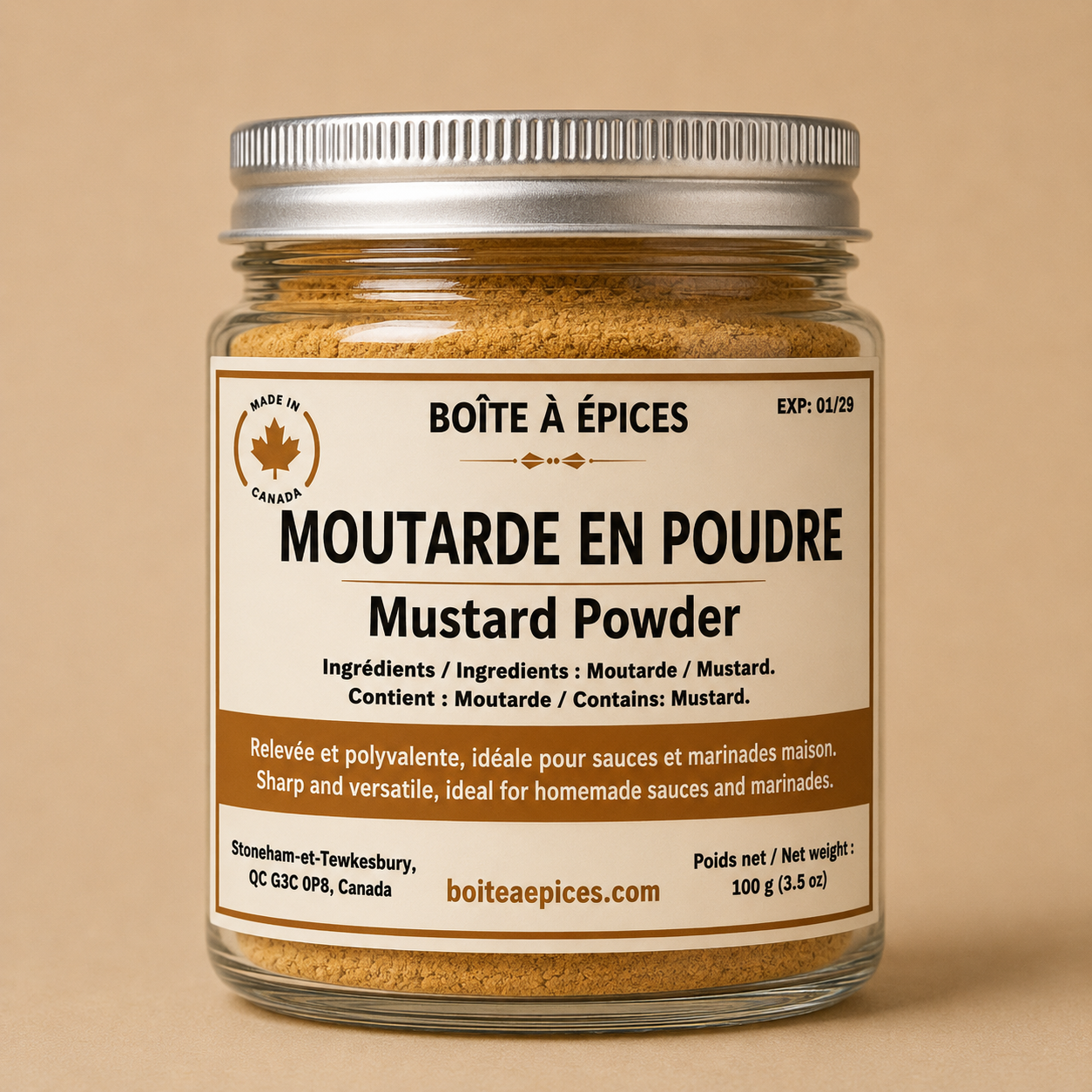 Moutarde en poudre