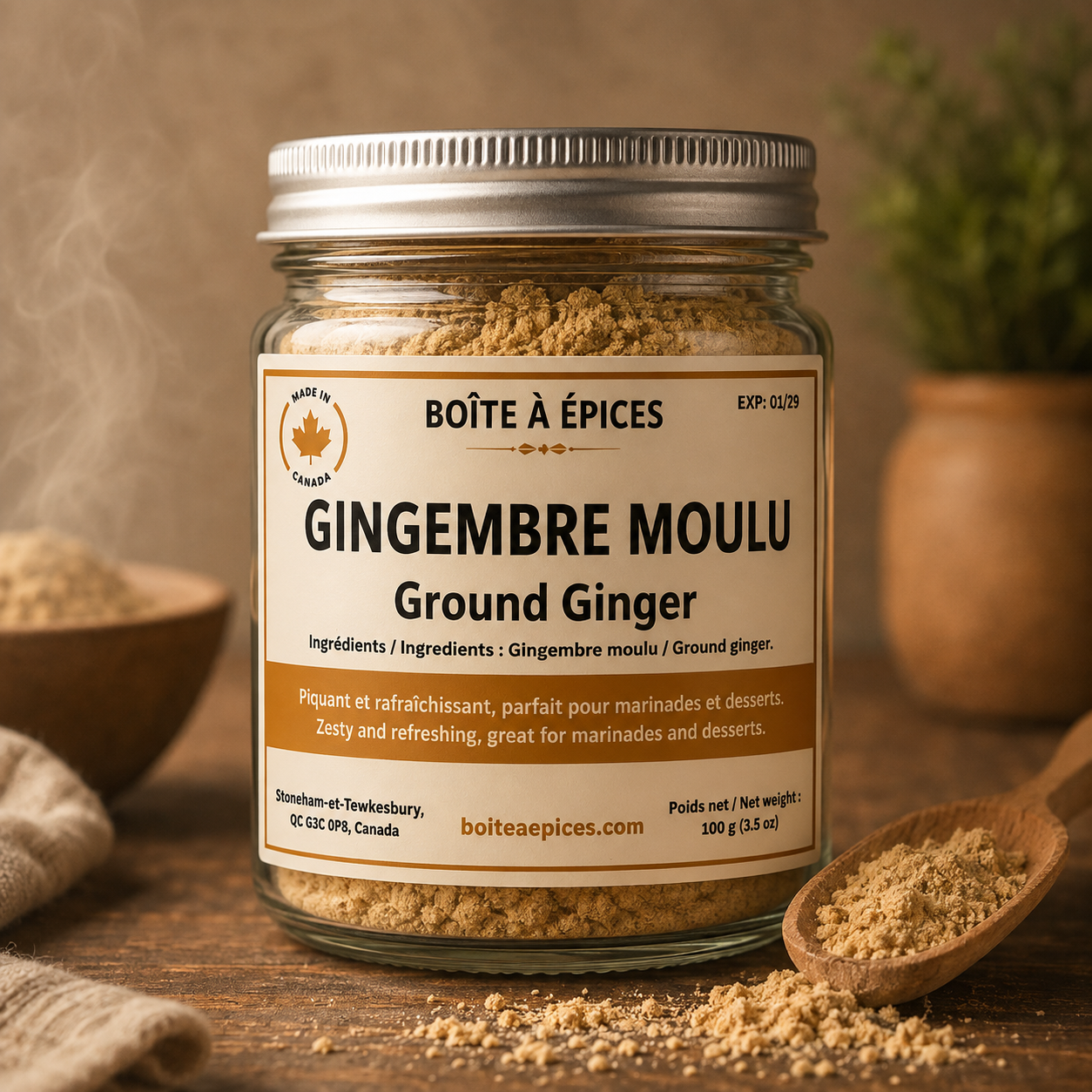 Gingembre moulu