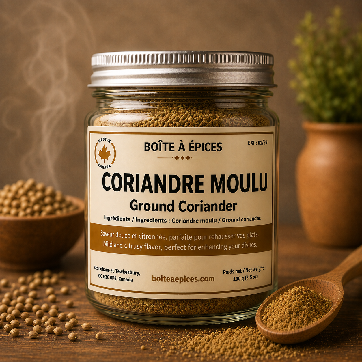 Coriandre moulue