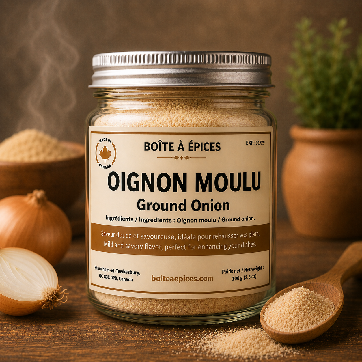 Oignon moulu