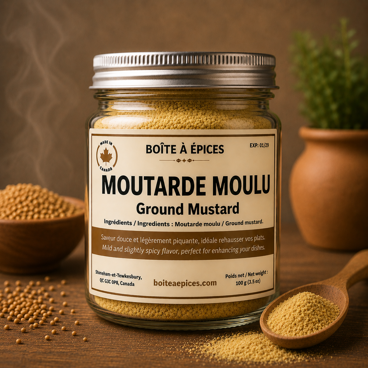 Moutarde en poudre