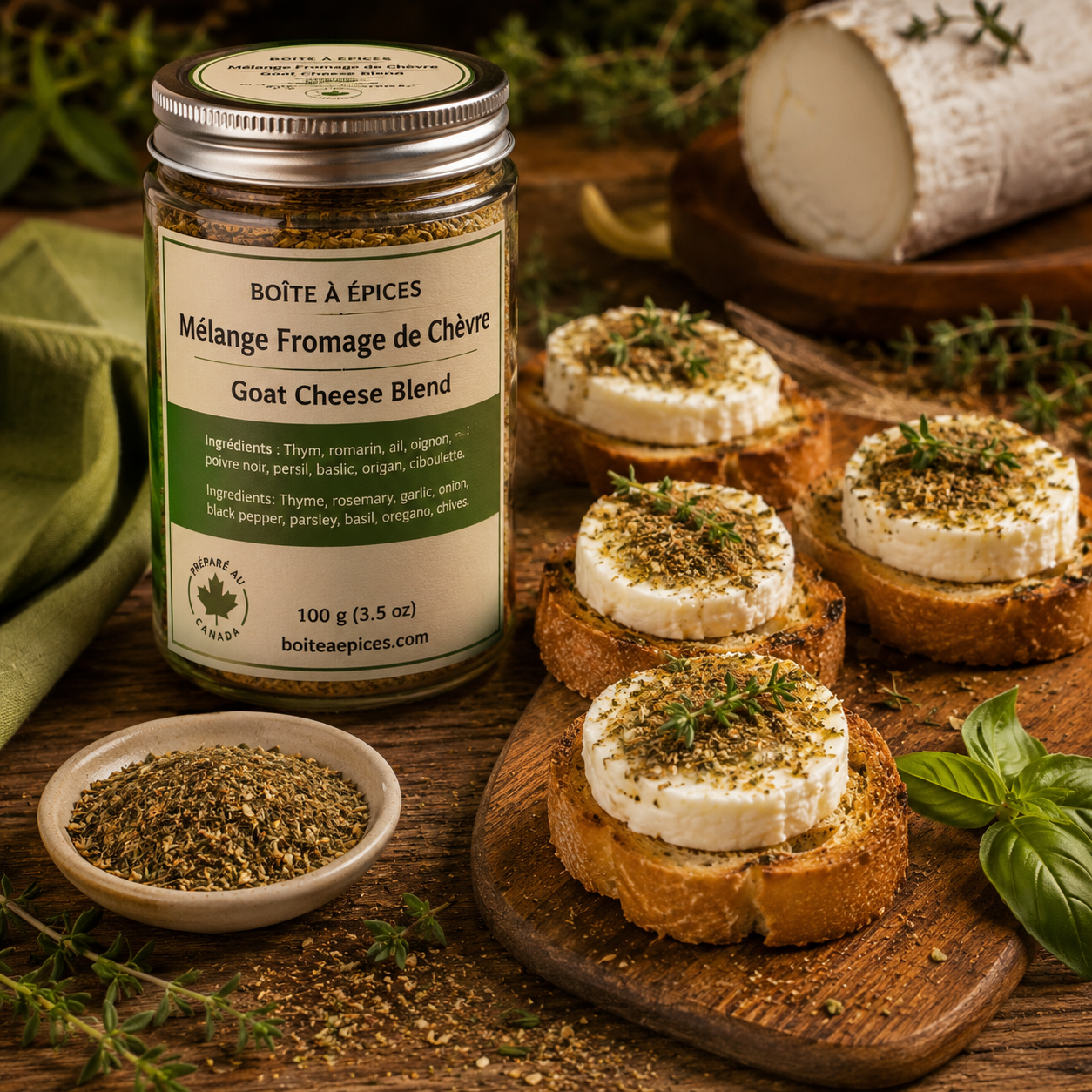 Mélange Fromage de Chèvre Herbes de Provence