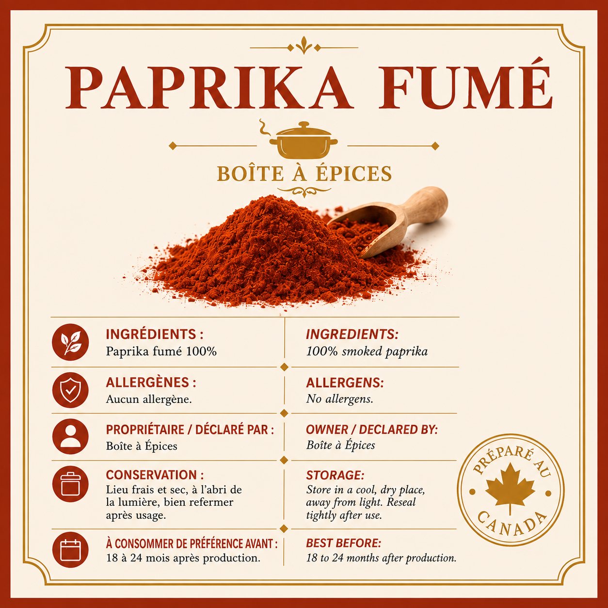 Paprika fumé