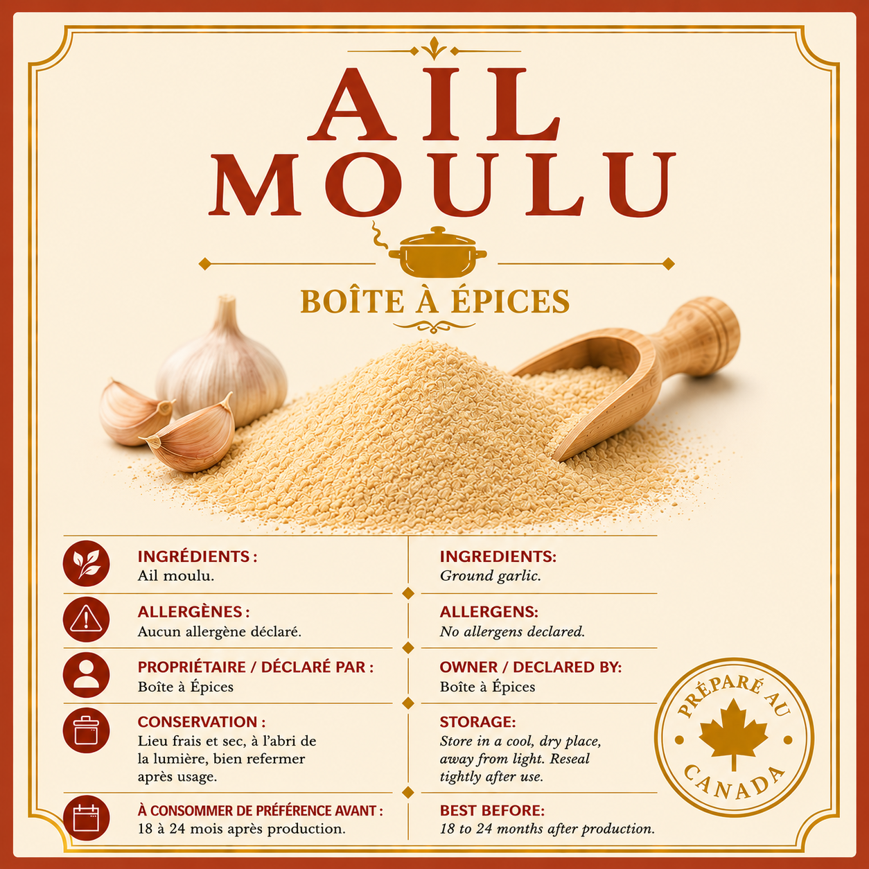 Ail moulu