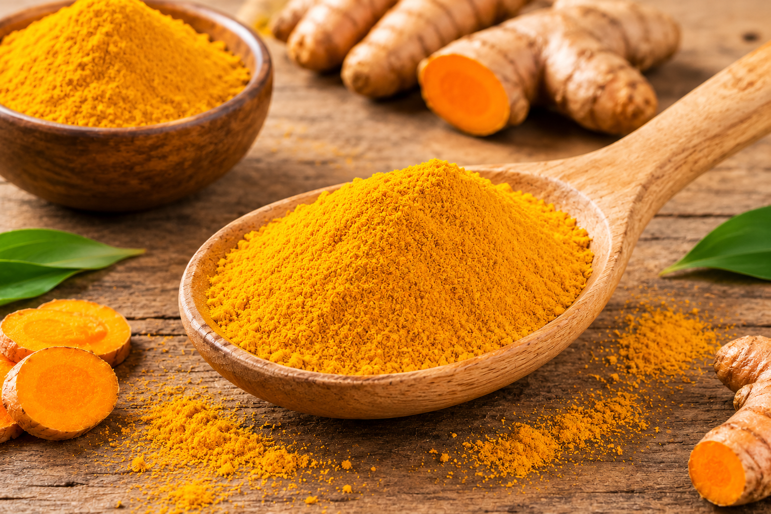 Curcuma moulu