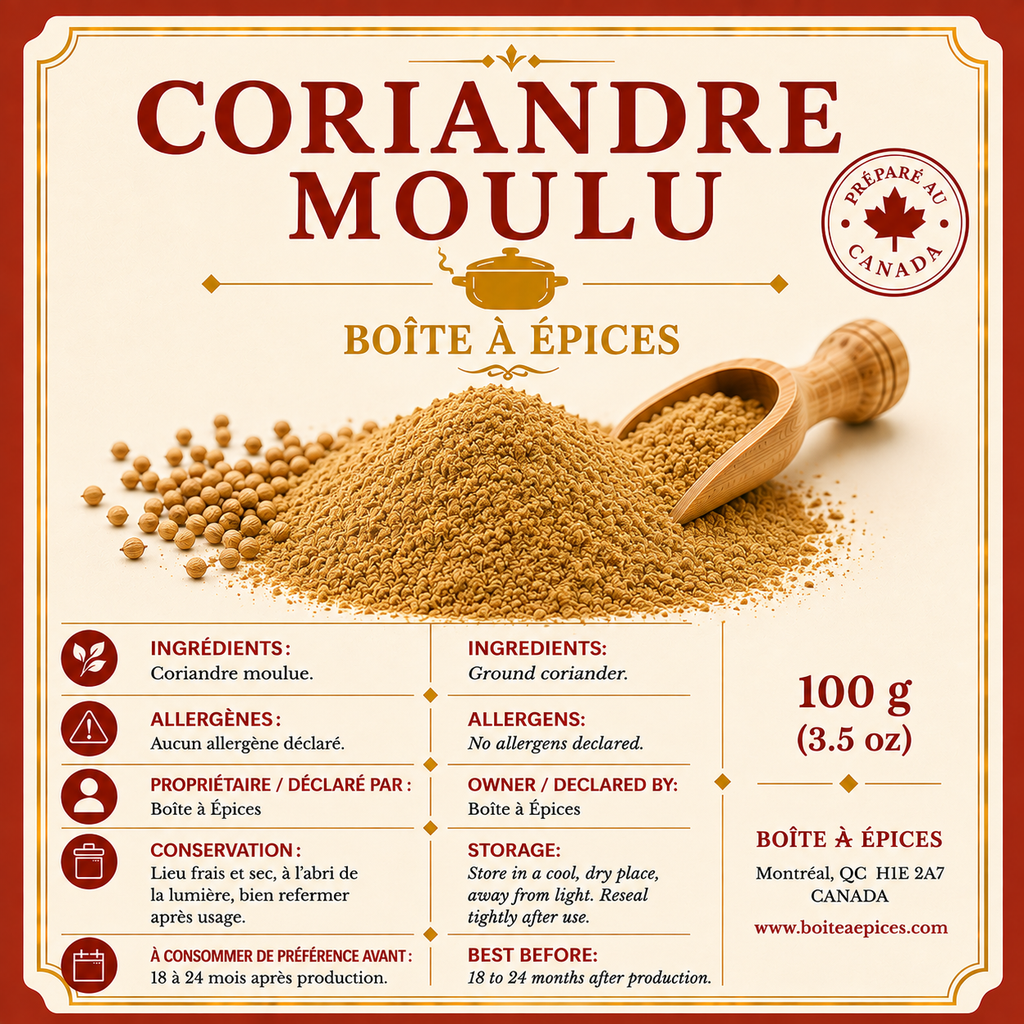 Coriandre moulue