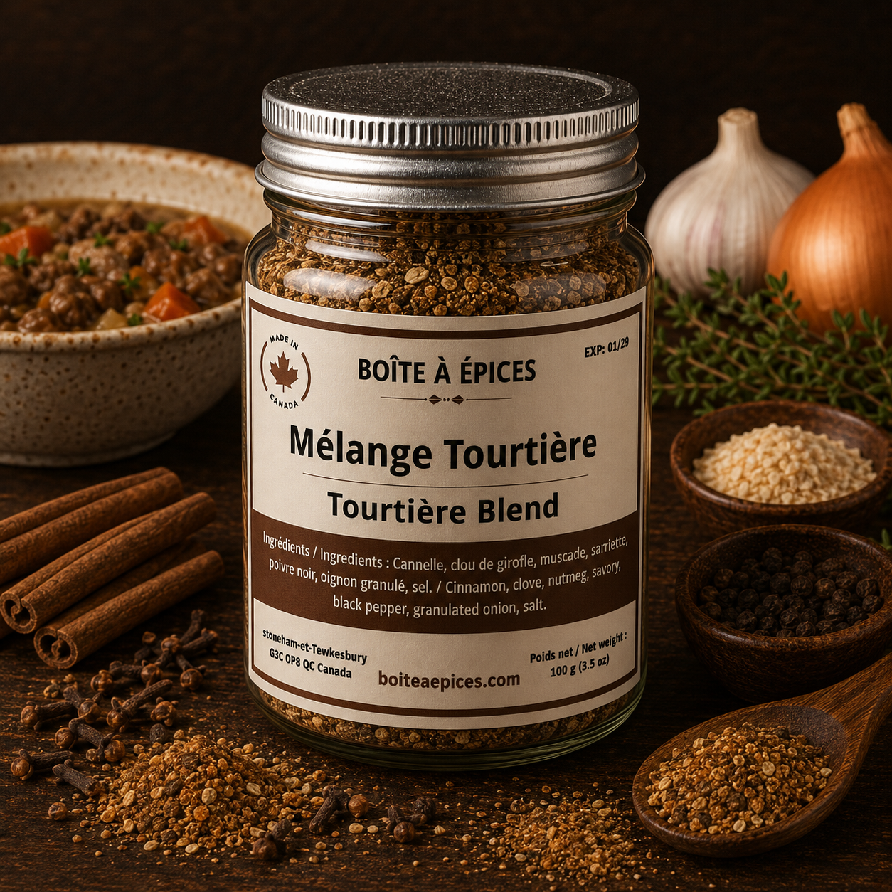 Mélange Tourtière