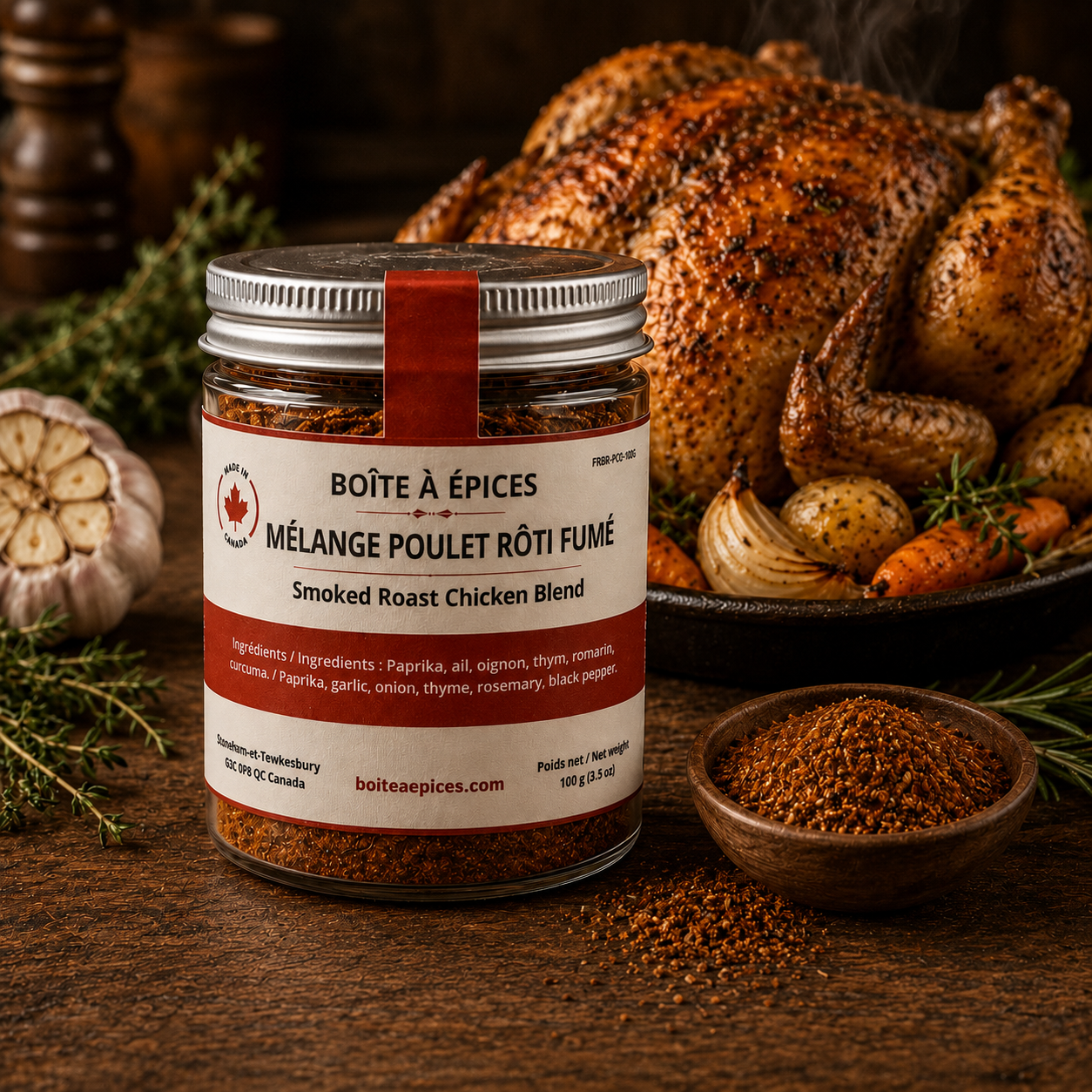Mélange Poulet Rôti fumé
