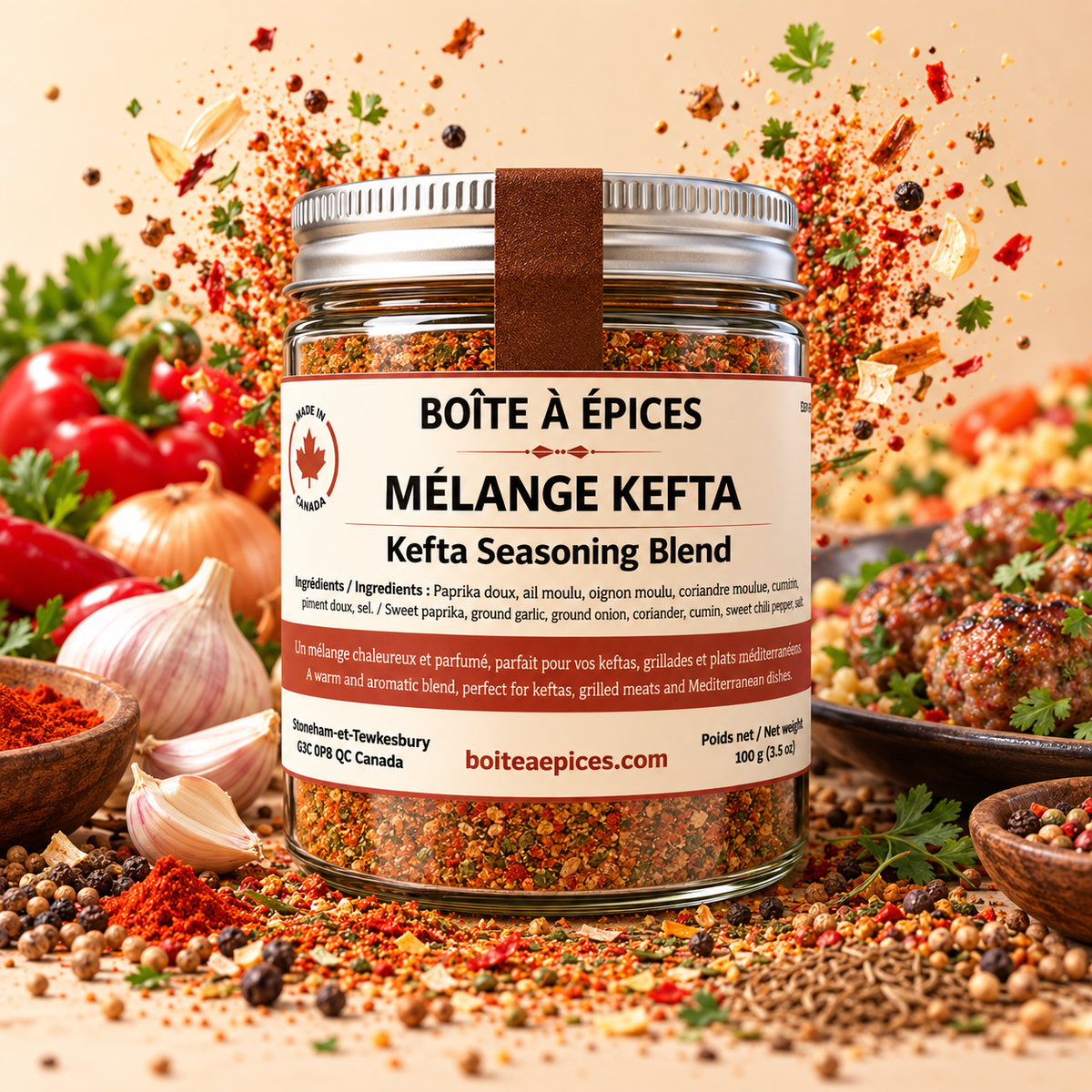 Mélange Kefta Boulettes Épicées