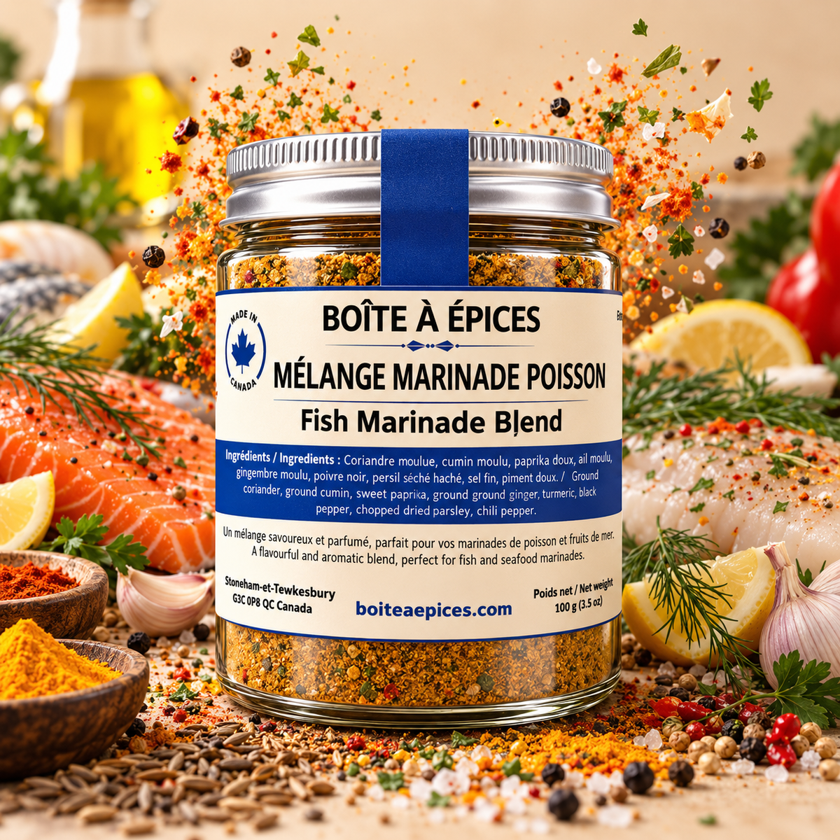 Mélange Marinade Poisson Grillé