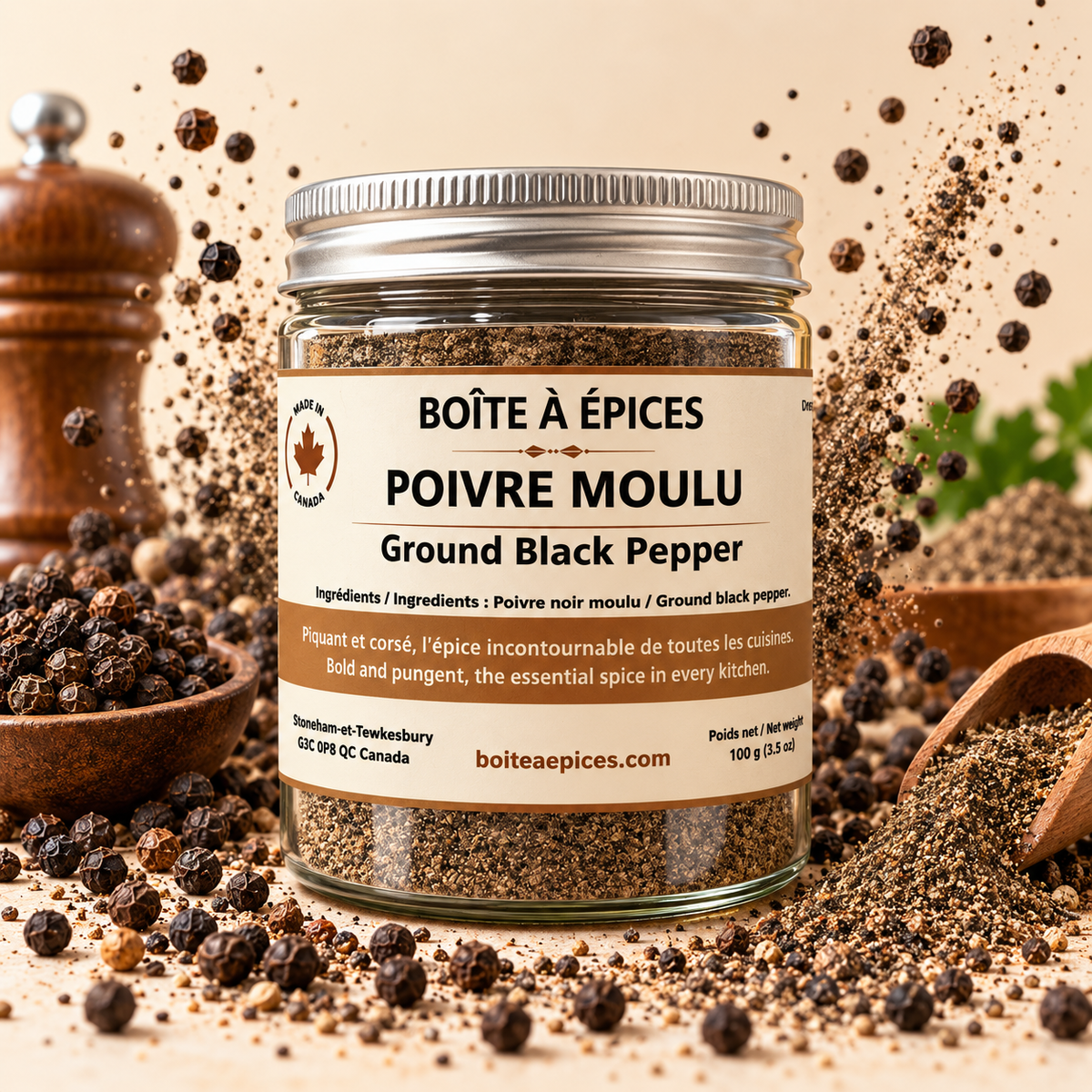 Poivre moulu