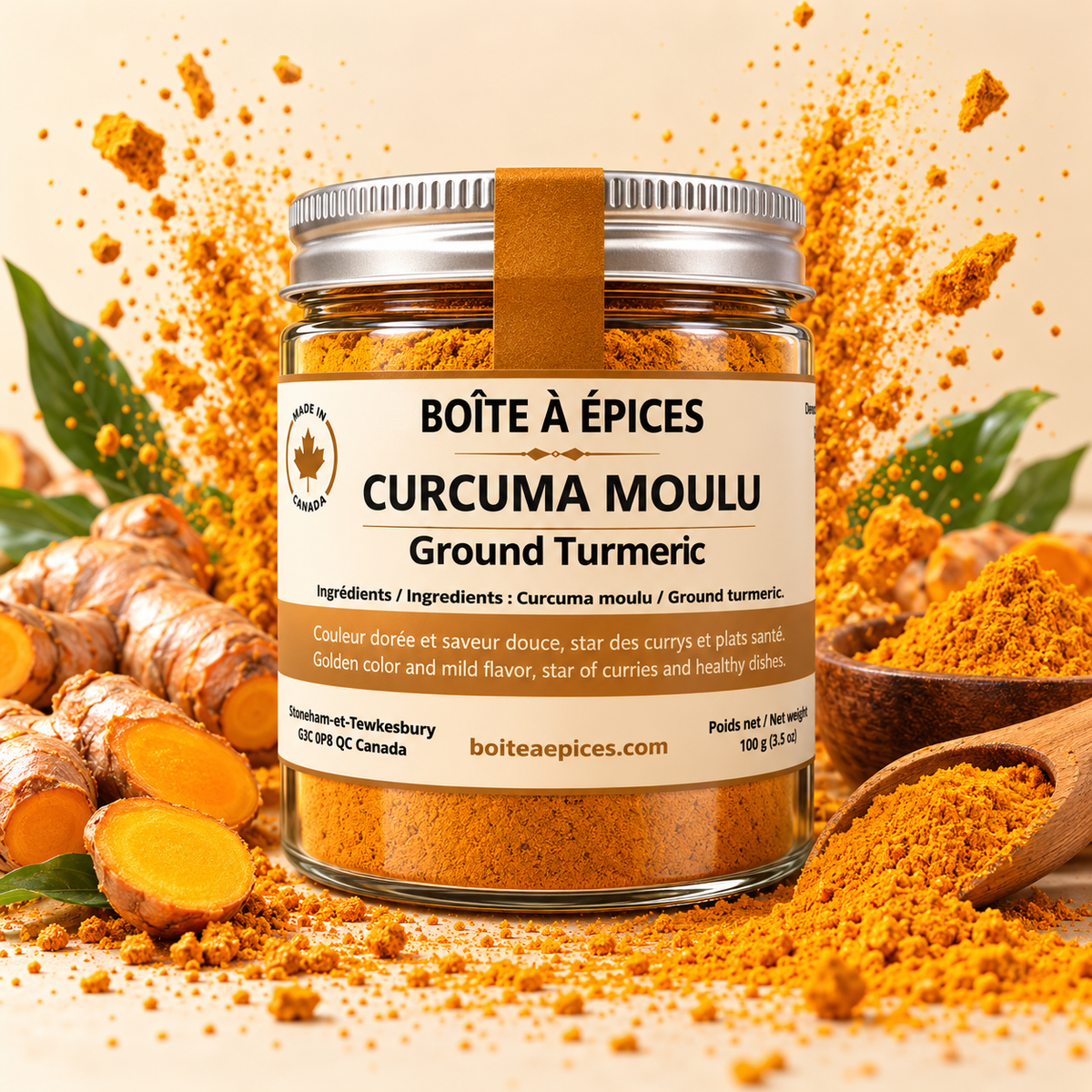 Curcuma moulu