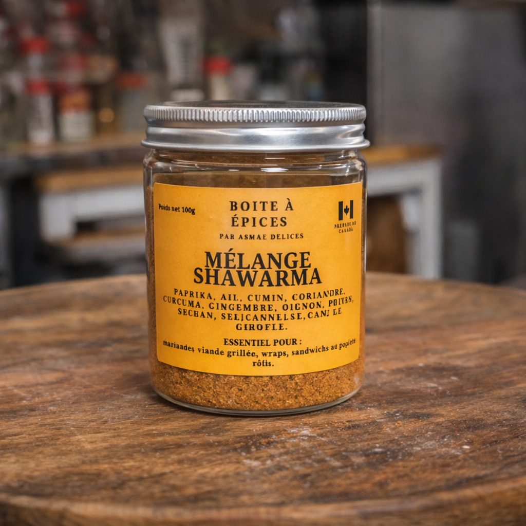 MÉLANGE Shawarma – épices artisanales pour viandes grillées & wraps - 100g