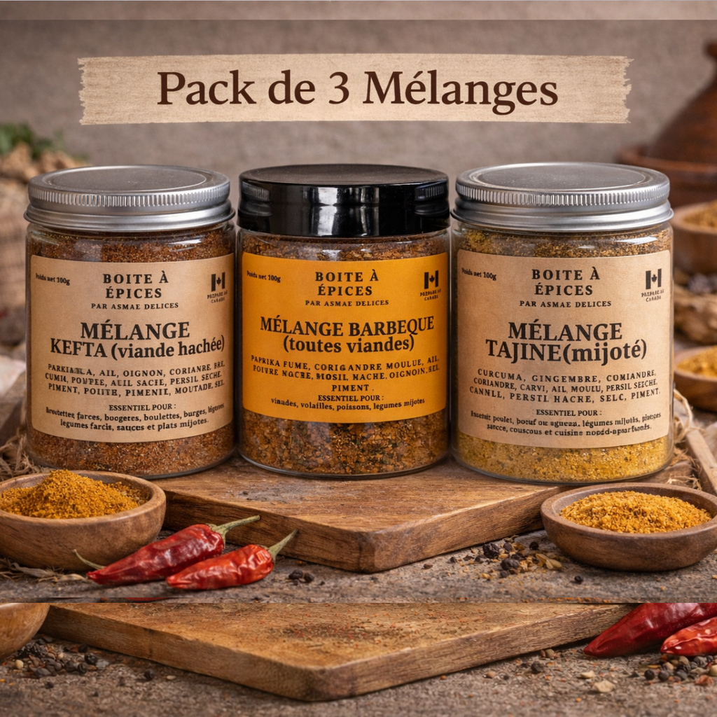 3 Épices Signature  Recette Traditionnelle – 3x100g