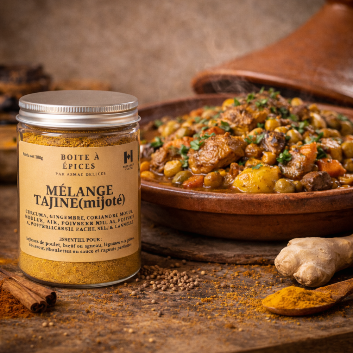 MÉLANGE Tajine – Recette Professionnelle - 100g