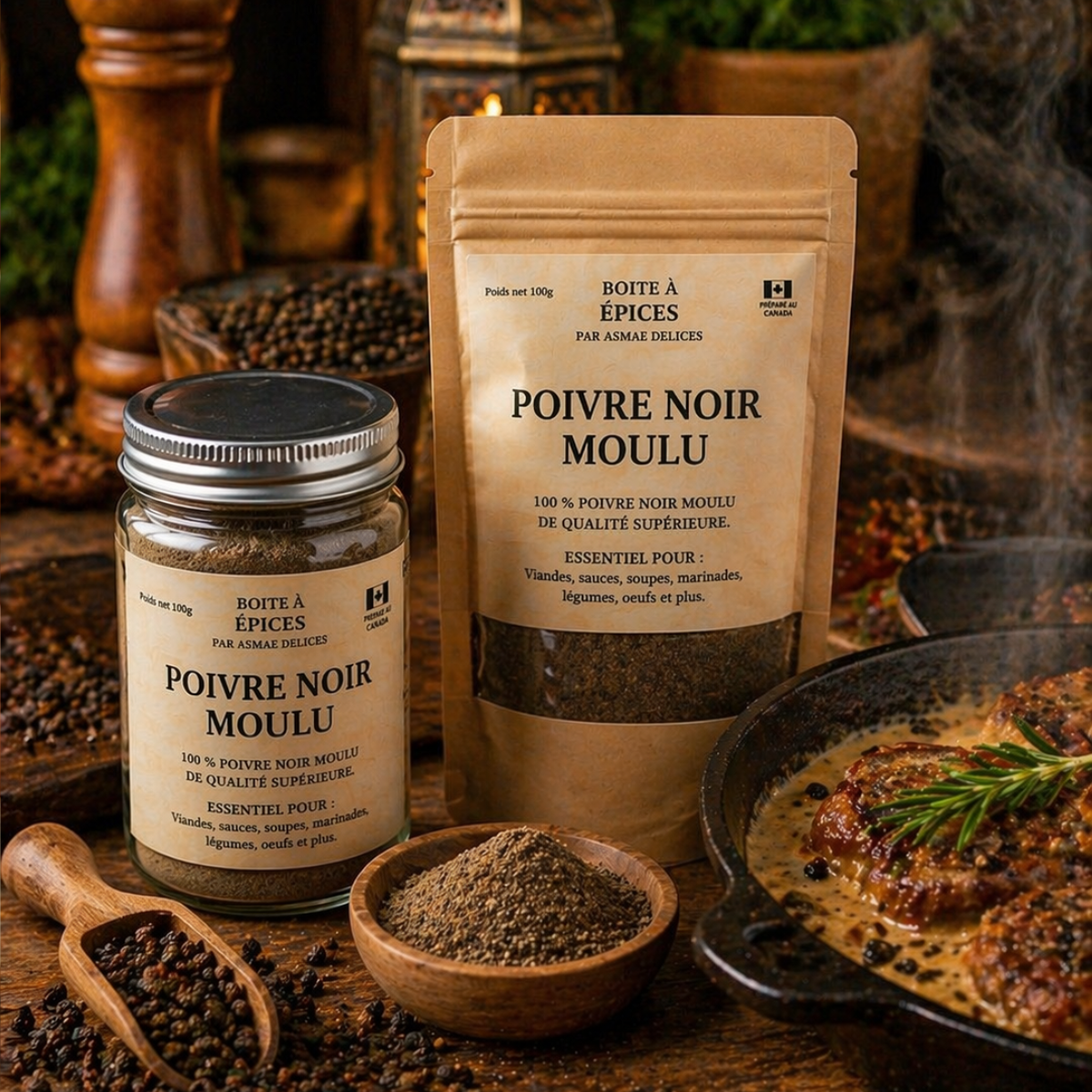 Poivre moulu – 100g