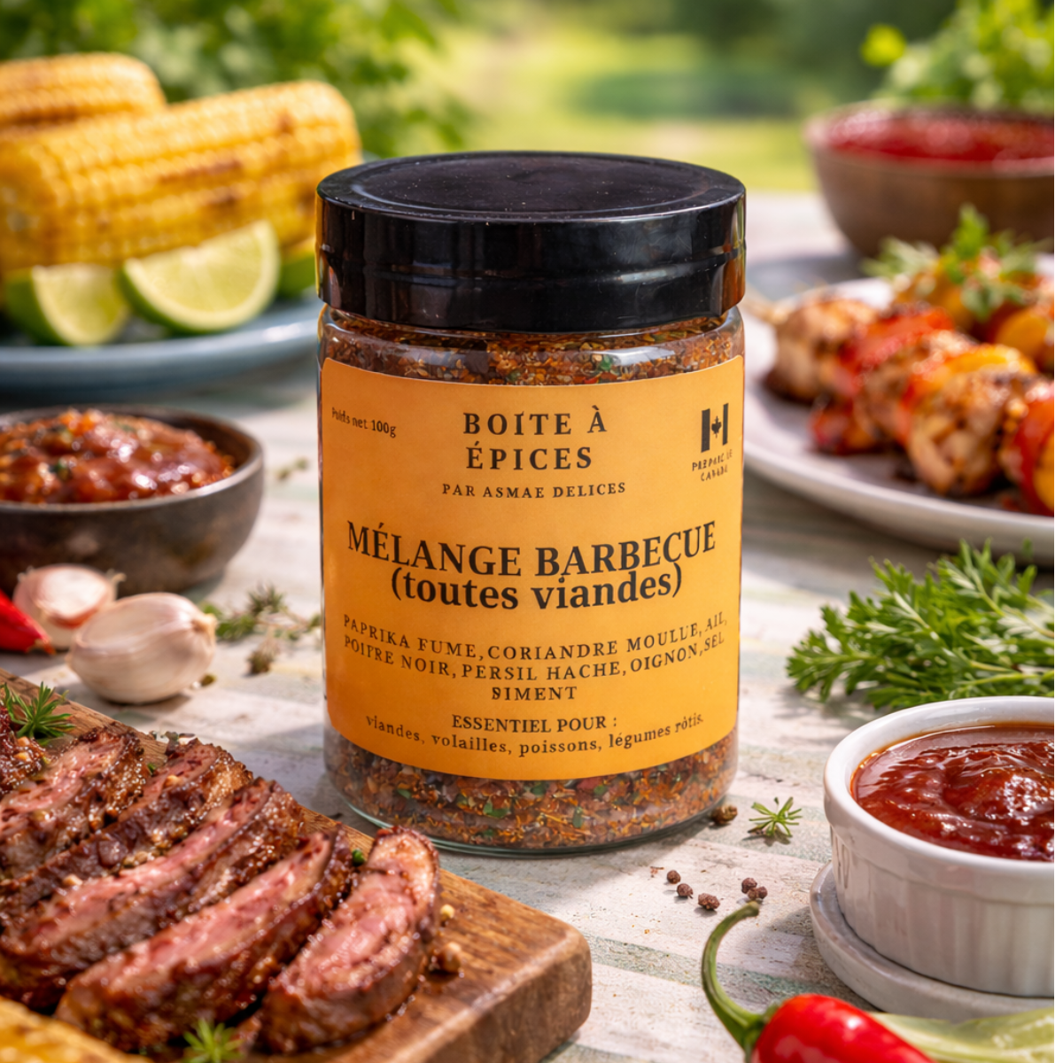 MÉLANGE Barbecue toutes viandes – 100g