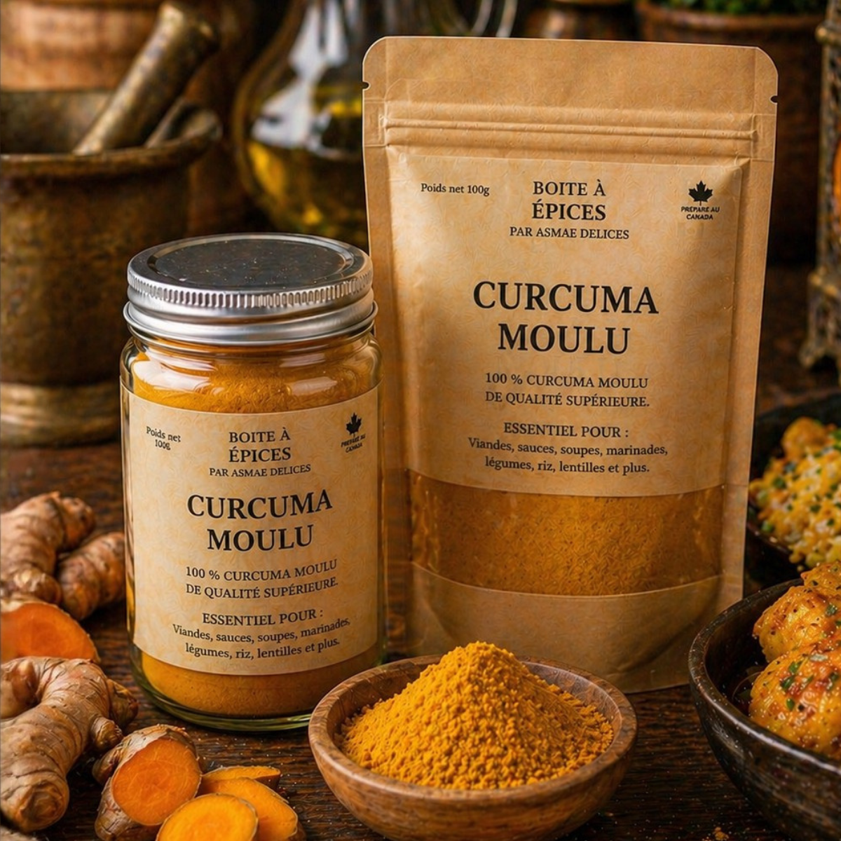 Curcuma Moulu – 100g