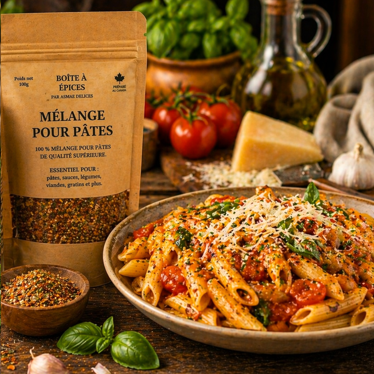 MÉLANGE Pour Pâtes – Épices artisanales italiennes – 50g