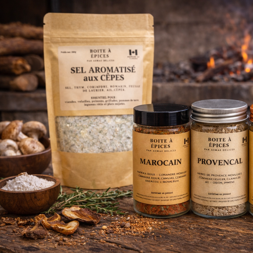 MÉLANGE Sel aromatisé aux cèpes – Recette Professionnelle - 200g