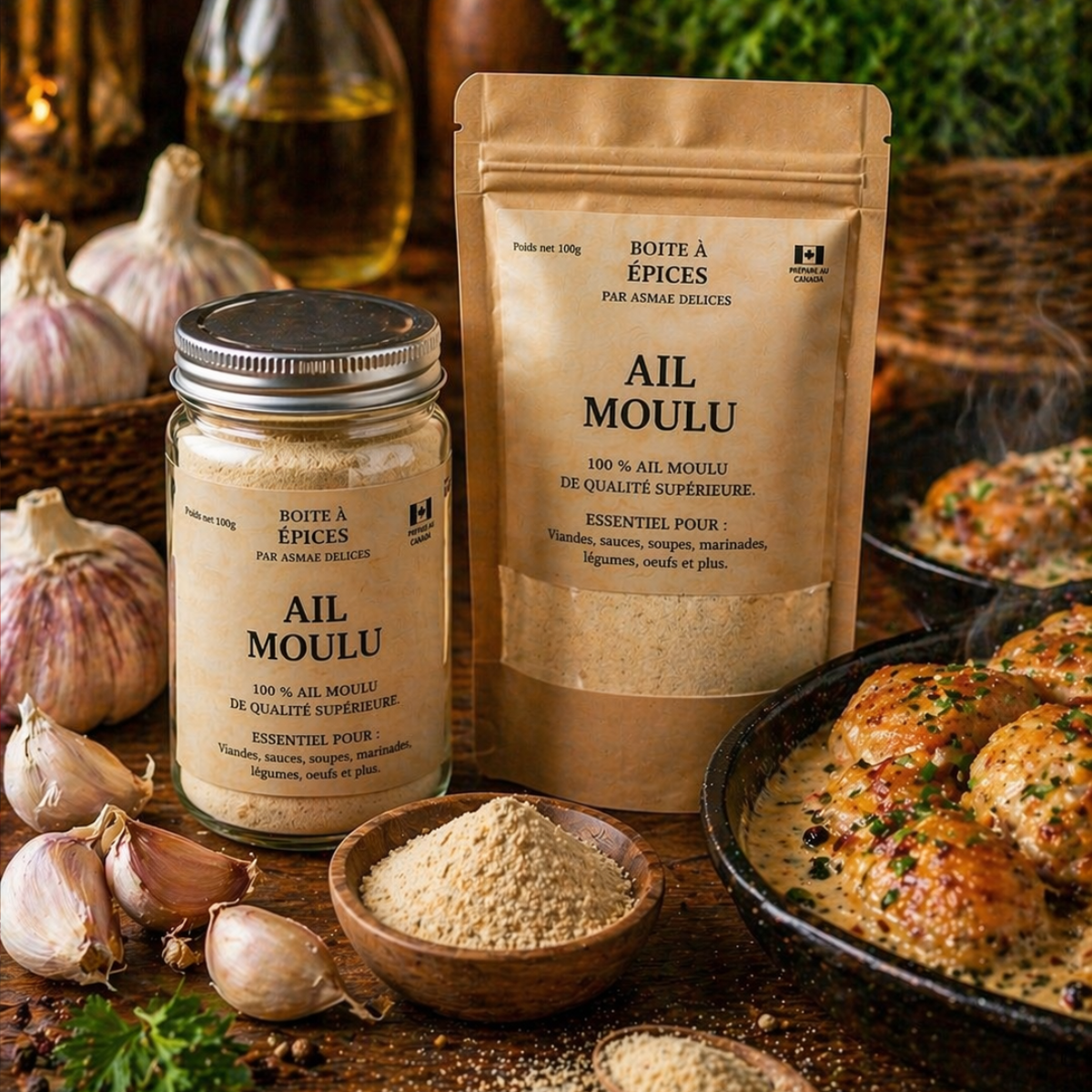 Ail moulu – 100g