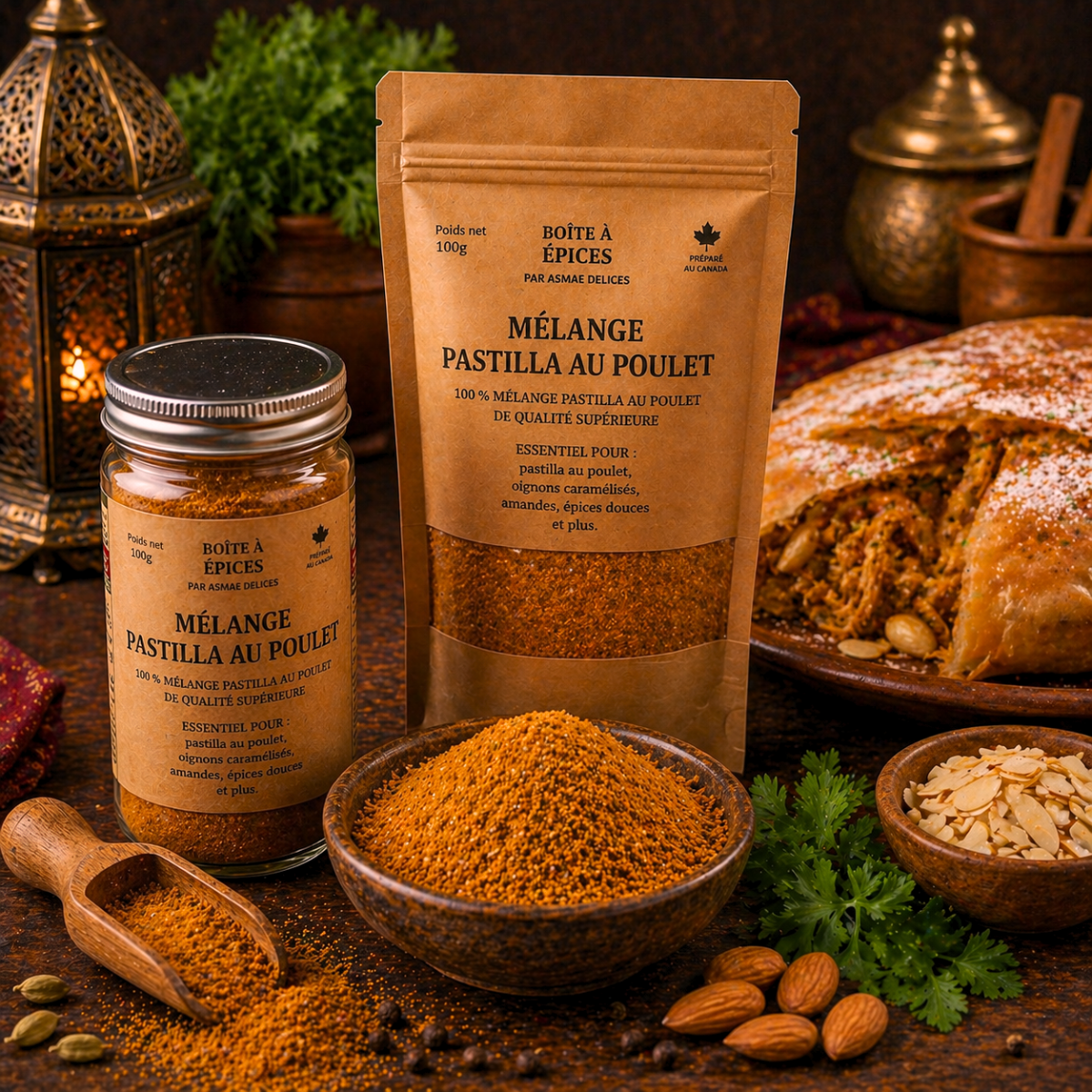 MÉLANGE Pastilla au poulet – 100g