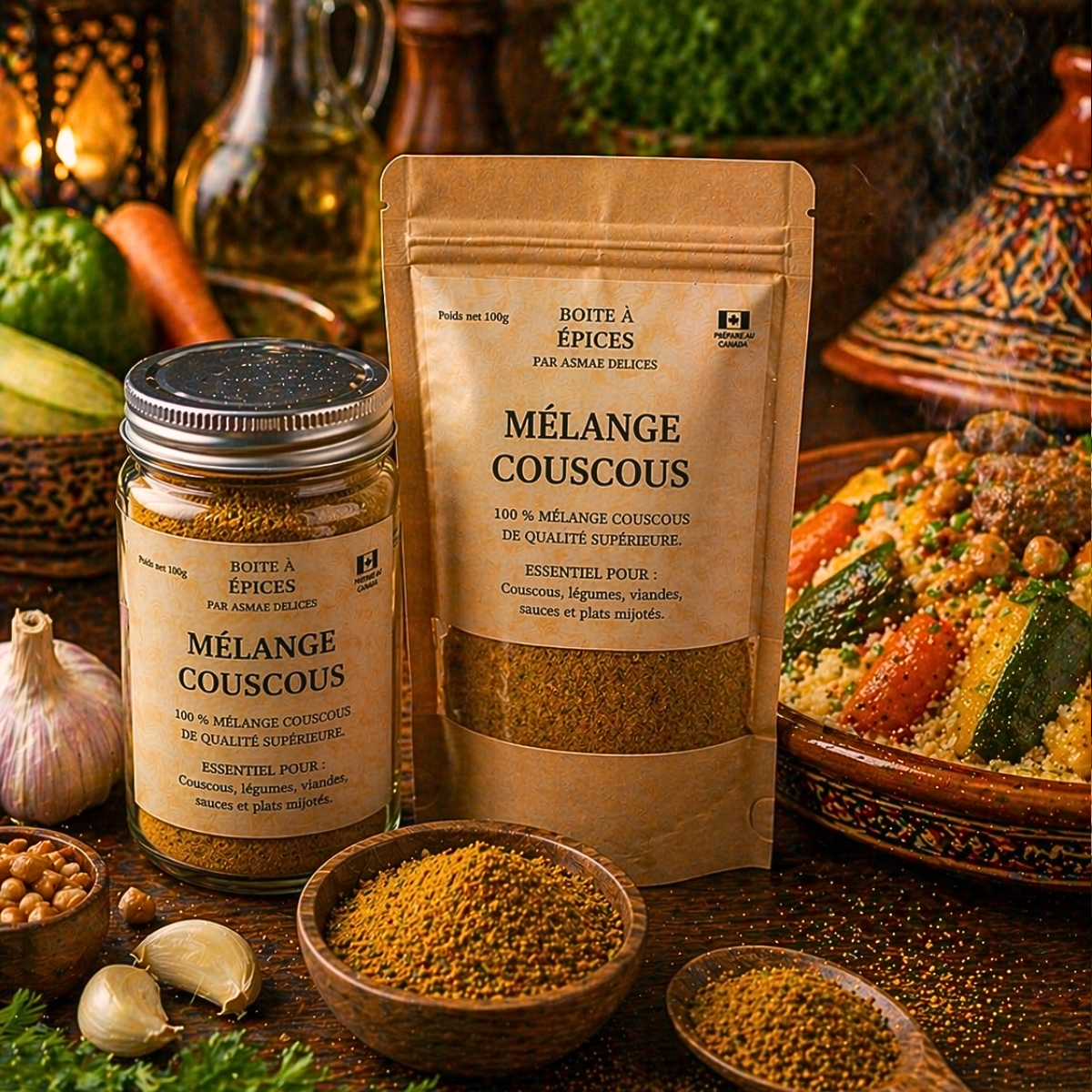 MÉLANGE Couscous – Recette Professionnelle - 100g
