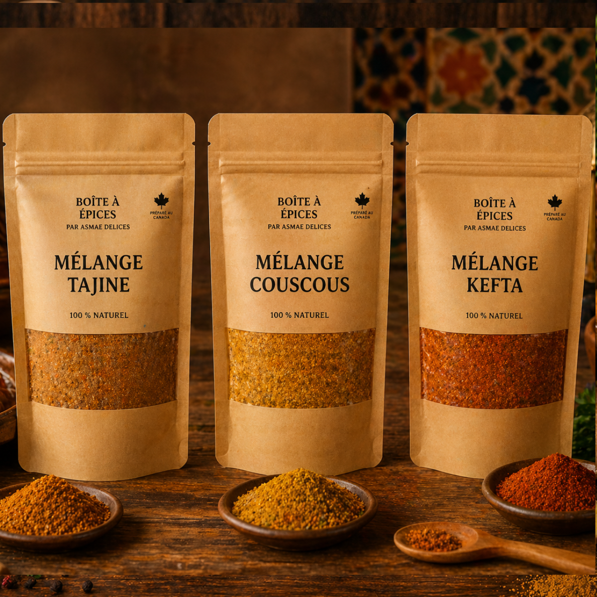 Coffret Saveurs Orientales – 3x100g
